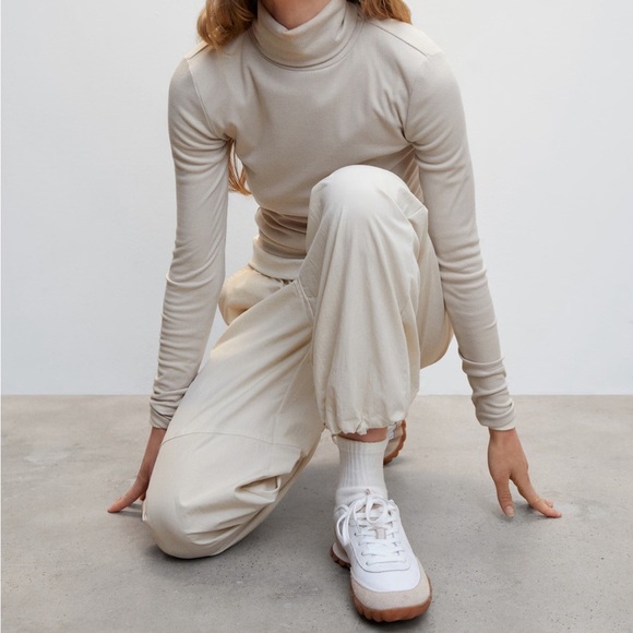 MANGO | LEATHER PANEL QUILTED SNEAKERS EU 40 SIZE 9 - Picture 4 of 10